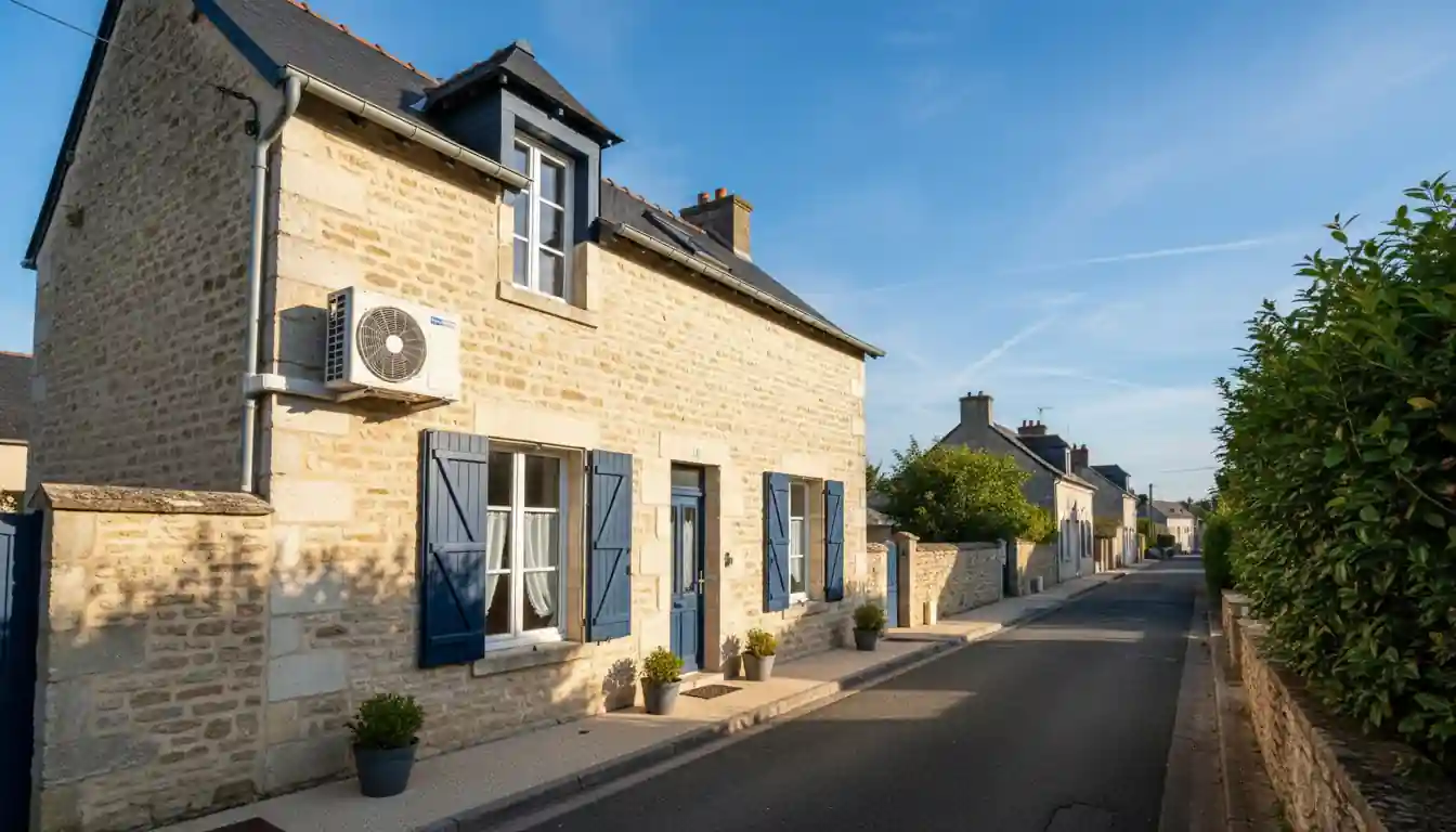 Installation pompe à chaleur à Descartes