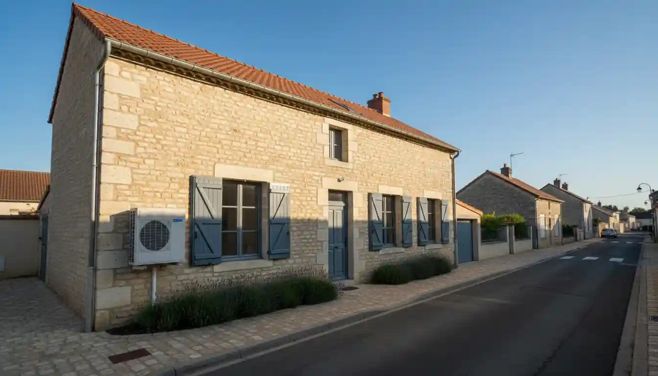 Installation pompe à chaleur à Veigné